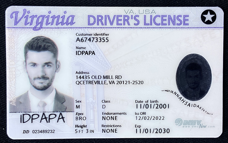 Virginia Fake ID